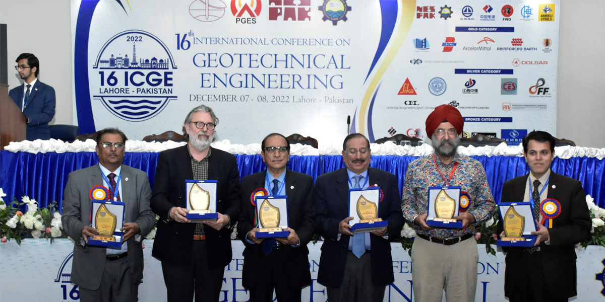 16TH INTERNATIONAL CONFERENCE ON GEOTECHNICAL ENGINEERING (16ICGE) DECEMBER 7-8, 2022 LAHORE