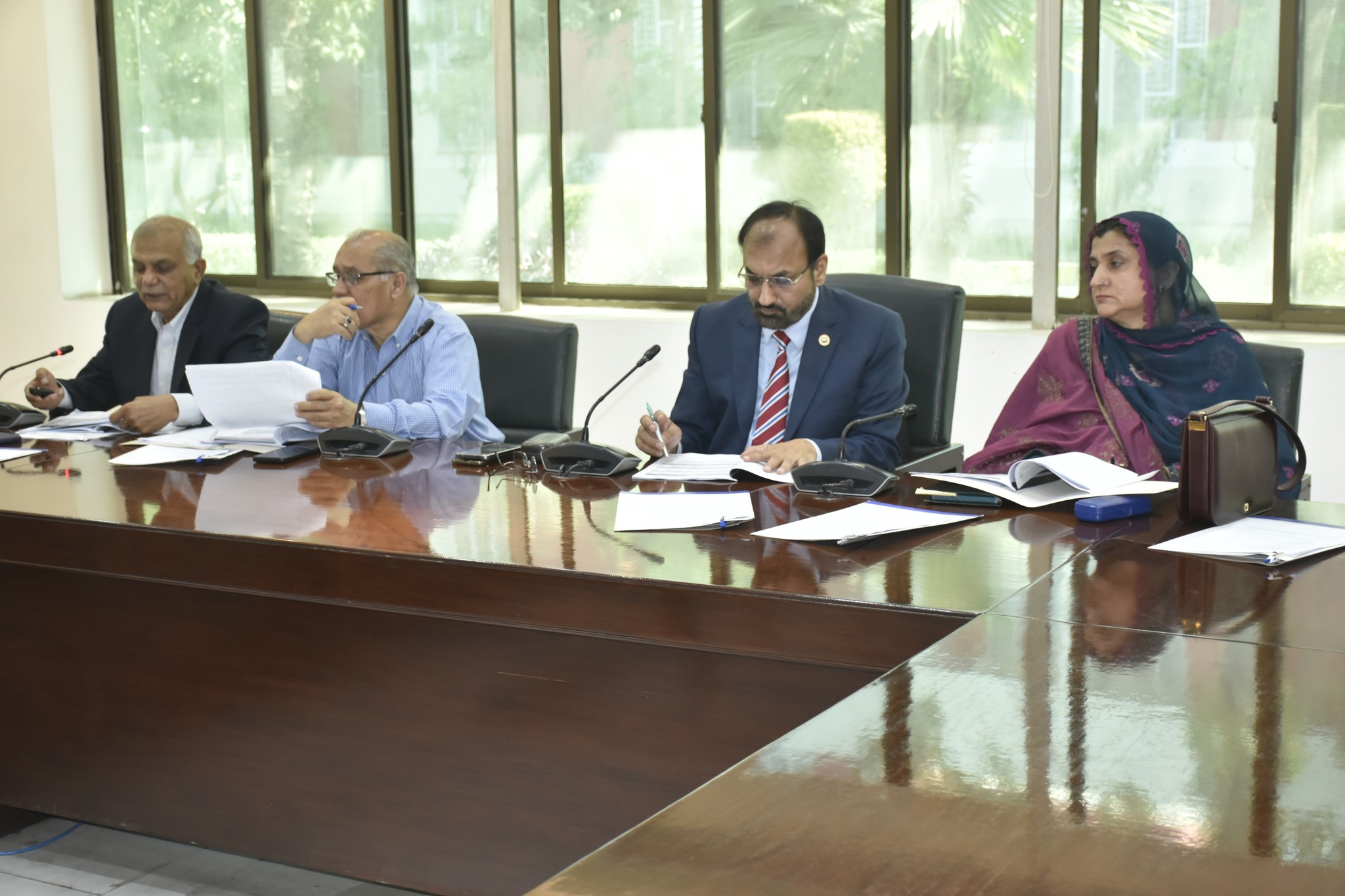 Vice Chancellor UET Prof. Dr. Shahid Munir (TI) is presiding over the meeting of Finance and Planning Committee (F&PC).
