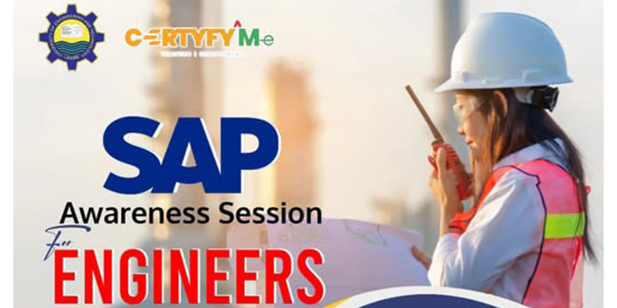 In Collaboration with Continuing Engineering Education Center (CEEC)/UET Academy, Lahore SAP awareness session is arranged for Engineers.